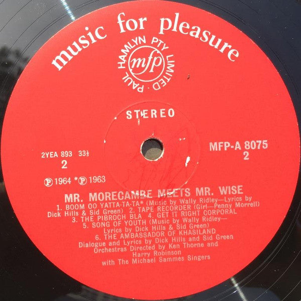 Morecambe & Wise : Mr. Morecambe Meets Mr. Wise (LP, RE)