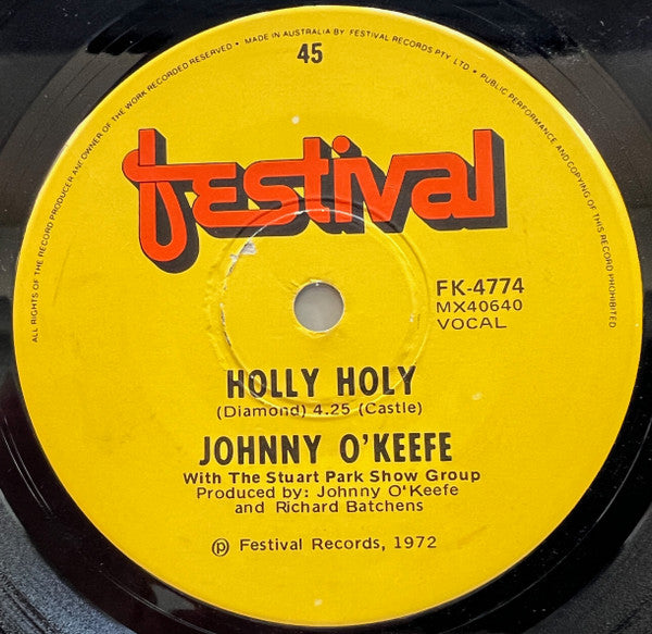 Johnny O'Keefe With The Stuart Park Show Group : So Tough (7", Single)