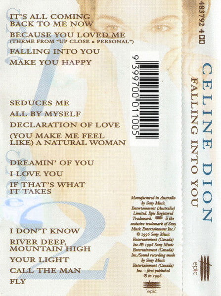 Céline Dion : Falling Into You (Cass, Album)