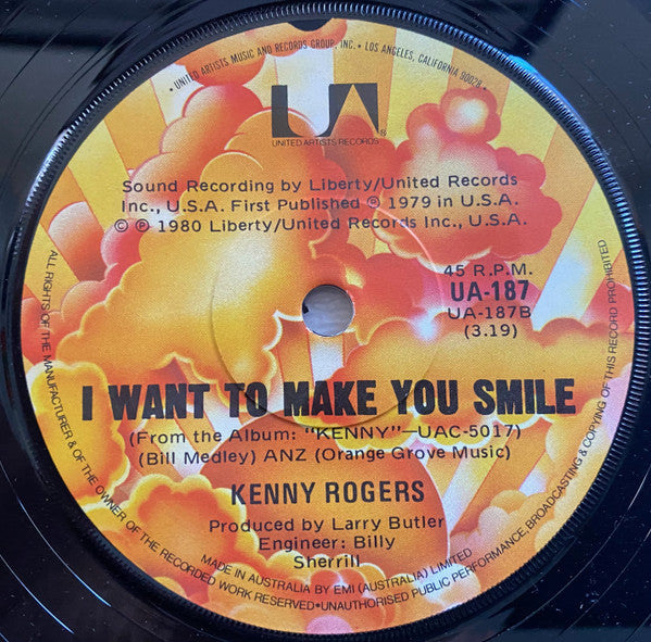 Kenny Rogers : Coward Of The County (7", Single)