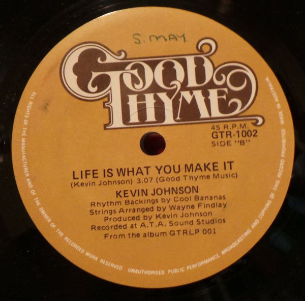 Kevin Johnson (5) : Kedron Brook (7", Single)