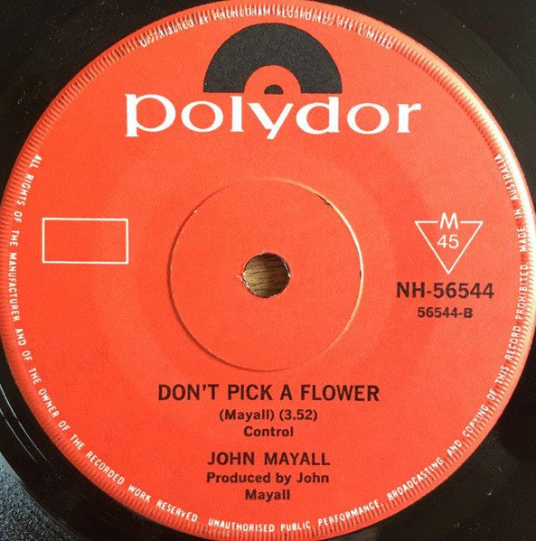 John Mayall : Don't Waste My Time (7", Single)