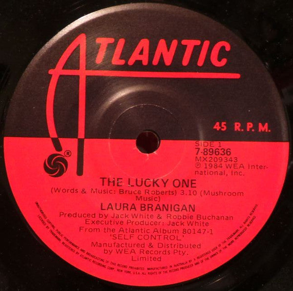 Laura Branigan : The Lucky One (7", Single)