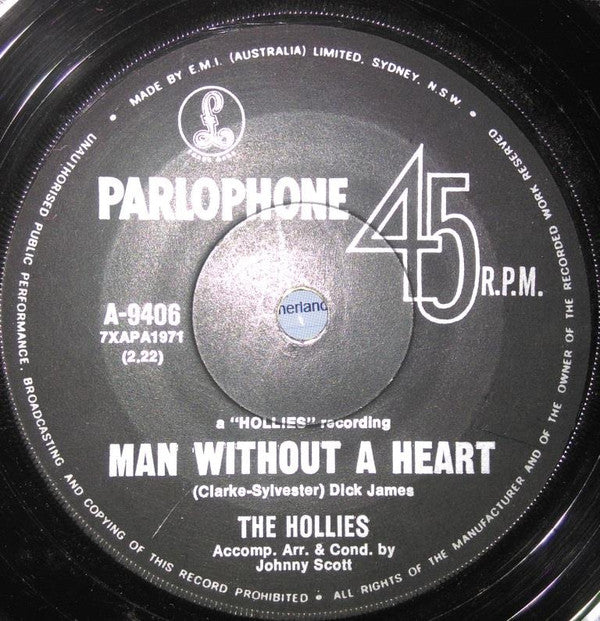 The Hollies : Too Young To Be Married (7", Single)