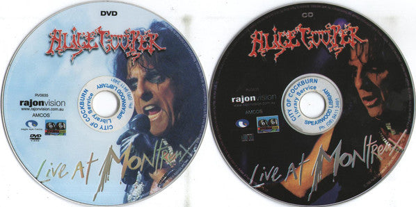 Alice Cooper (2) : Live At Montreux 2005 (DVD-V, PAL + CD, Album)