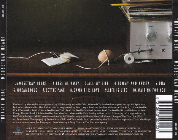 Thirsty Merc : Mousetrap Heart (CD, Album)