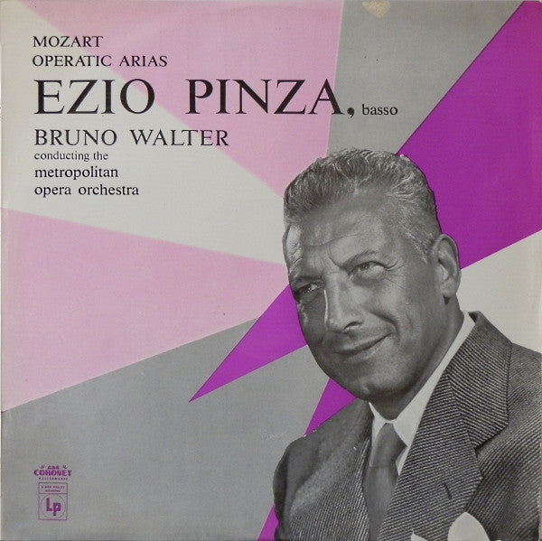 Wolfgang Amadeus Mozart, Ezio Pinza With Bruno Walter Conducting The Metropolitan Opera House Orchestra : Mozart Operatic Arias (LP)