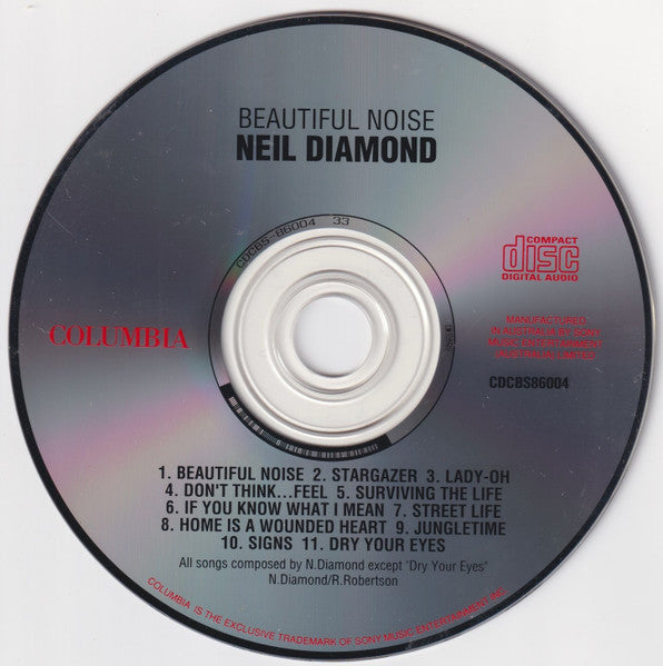 Neil Diamond : Beautiful Noise (CD, Album, RE)