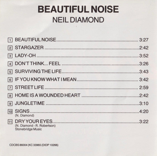 Neil Diamond : Beautiful Noise (CD, Album, RE)