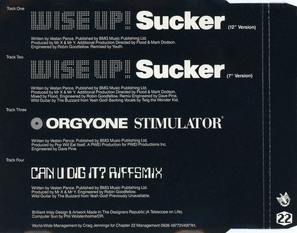 Pop Will Eat Itself : Wise Up! Sucker (CD, Single)