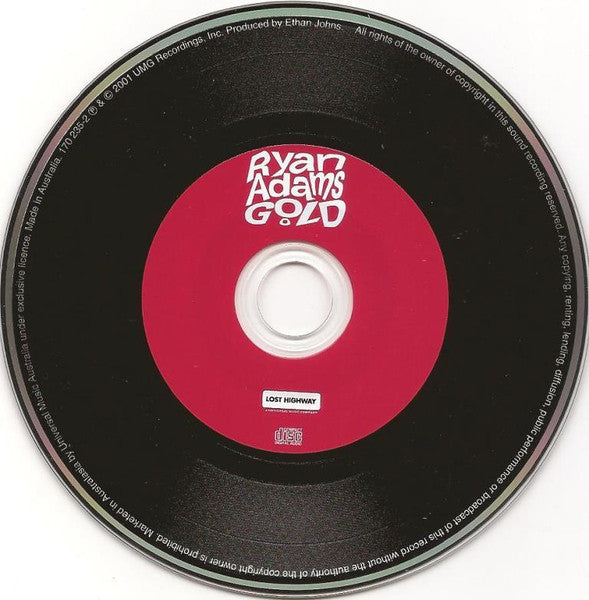 Ryan Adams : Gold (2xCD, Album, Ltd)