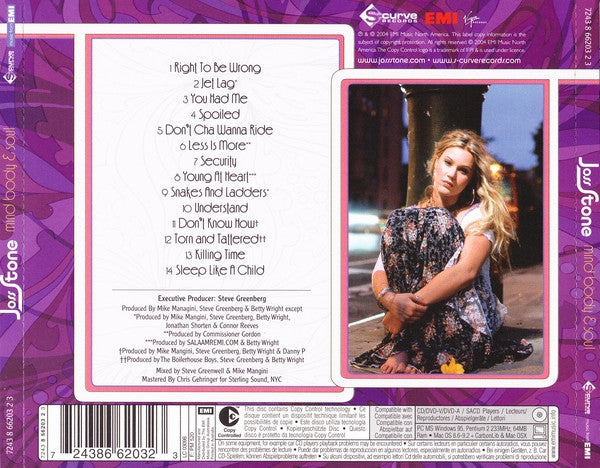 Joss Stone : Mind Body & Soul (CD, Album, Copy Prot.)