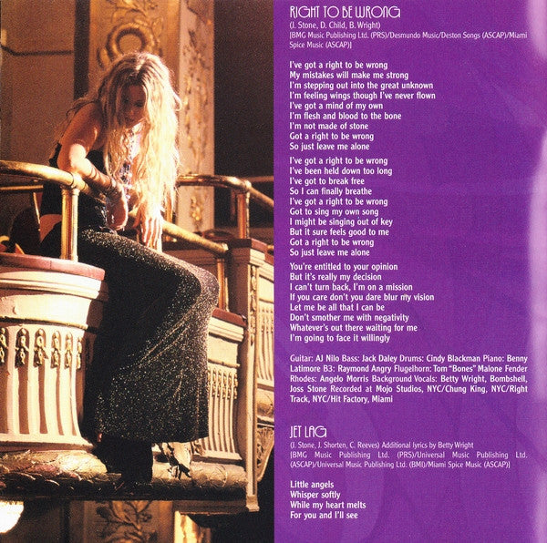 Joss Stone : Mind Body & Soul (CD, Album, Copy Prot.)