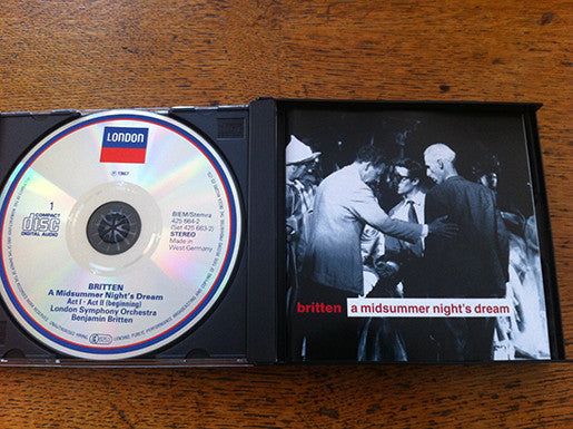 Benjamin Britten : A Midsummer Night's Dream (2xCD, Album, RE, RM)