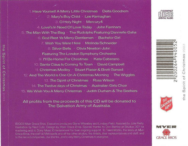 Various : The Spirit Of Christmas 2003 (CD, Comp)