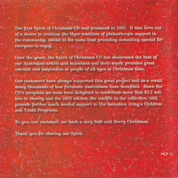 Various : The Spirit Of Christmas 2005 (CD, Comp)