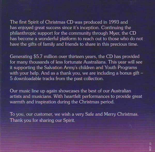 Various : The Spirit Of Christmas 2007 (CD, Comp)
