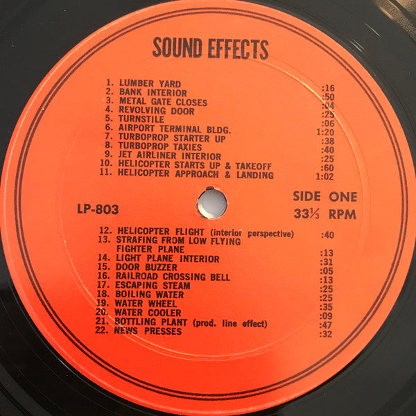 No Artist : Sound Effects Vol. 3 (LP)