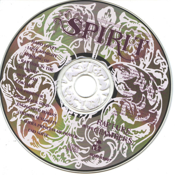 Spirit (8) : Rapture In The Chambers (CD, Album)