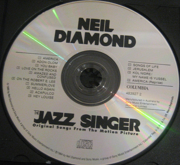Neil Diamond : The Jazz Singer (Original Songs From The Motion Picture) (CD, Album, RE)