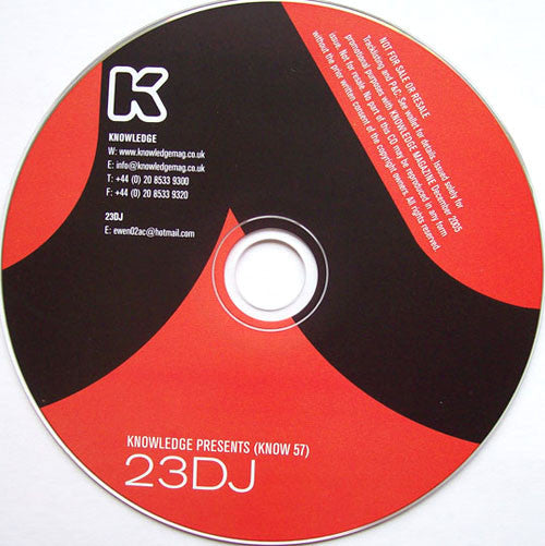 23DJ : Knowledge Presents - DJ Competition Winner 23 DJ (CD, Comp, Mixed)