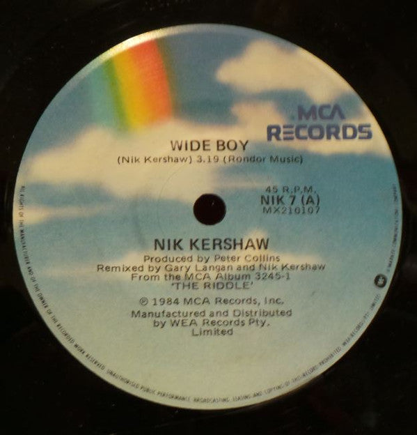 Nik Kershaw : Wide Boy (7", Single)