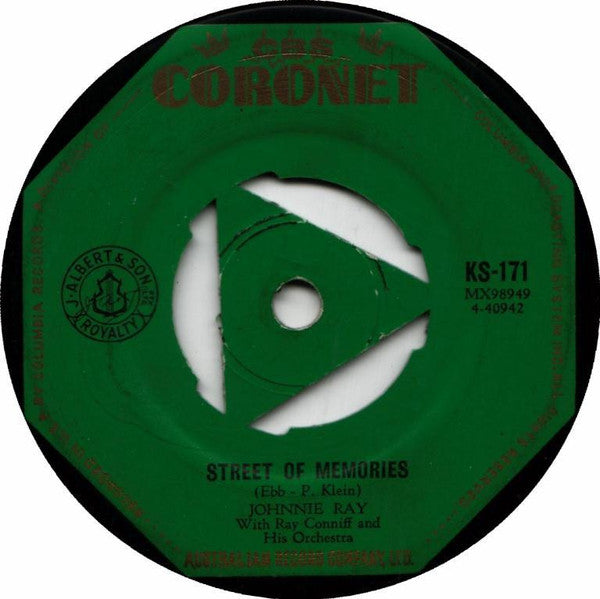 Johnnie Ray : Street Of Memories  (7", Single)