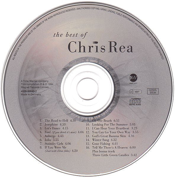 Chris Rea : The Best Of Chris Rea (CD, Comp, Club)