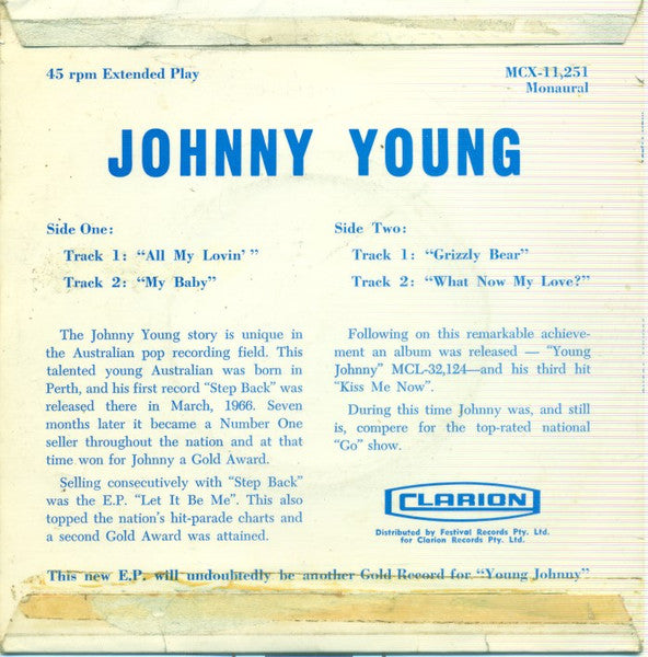 Johnny Young : Johnny Young (7", EP)