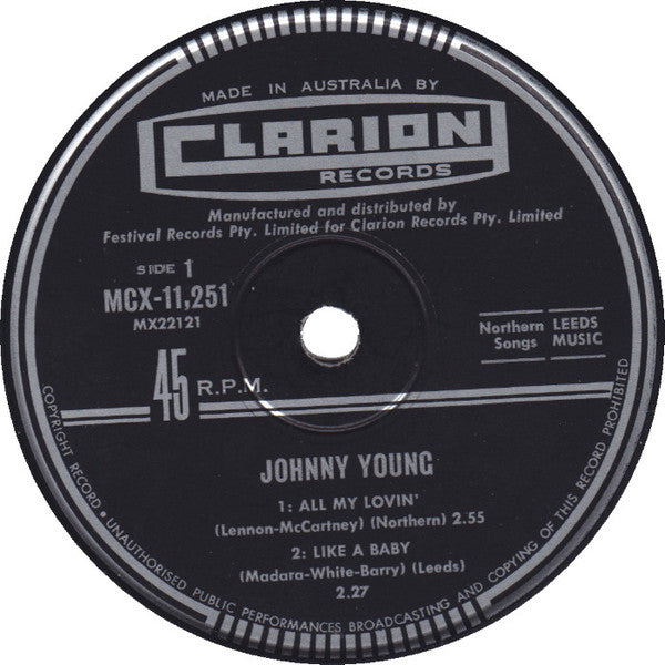 Johnny Young : Johnny Young (7", EP)