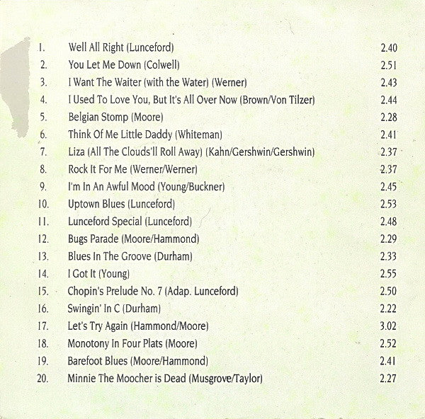 Jimmy Lunceford* : The World Of Jimmy Lunceford - Lunceford Special (CD, Comp)