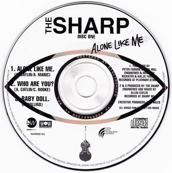 The Sharp : Alone Like Me (CD, Single, CD1)