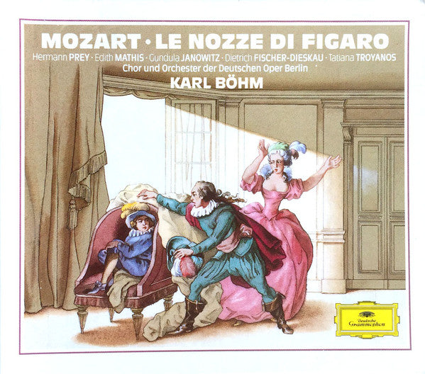 Mozart* - Hermann Prey · Edith Mathis · Gundula Janowitz · Dietrich Fischer-Dieskau · Tatiana Troyanos · Chor* Und Orchester Der Deutschen Oper Berlin · Karl Böhm : Le Nozze Di Figaro (3xCD, Album, RE, RP)