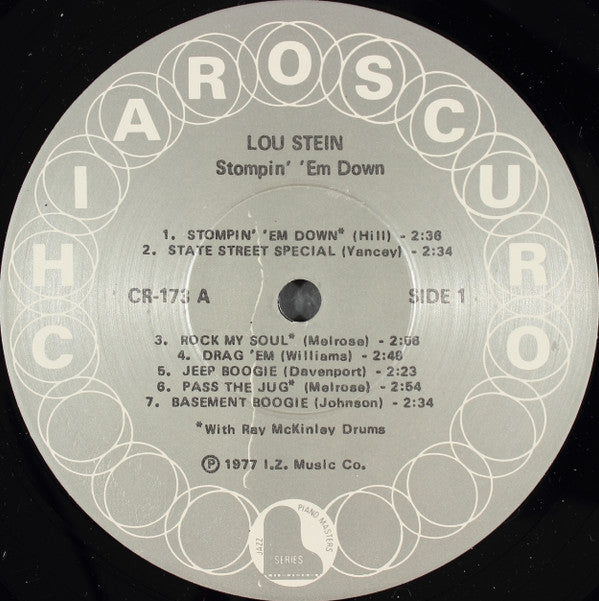 Lou Stein, Ray McKinley : Stompin' 'Em Down (LP, Album, Mono)