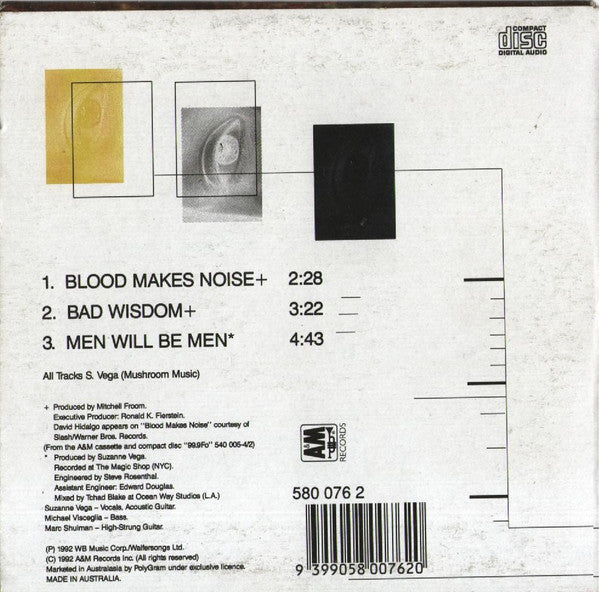 Suzanne Vega : Blood Makes Noise (CD, Single, Car)