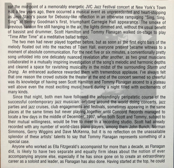 Scott Hamilton : After Hours (CD, Album)