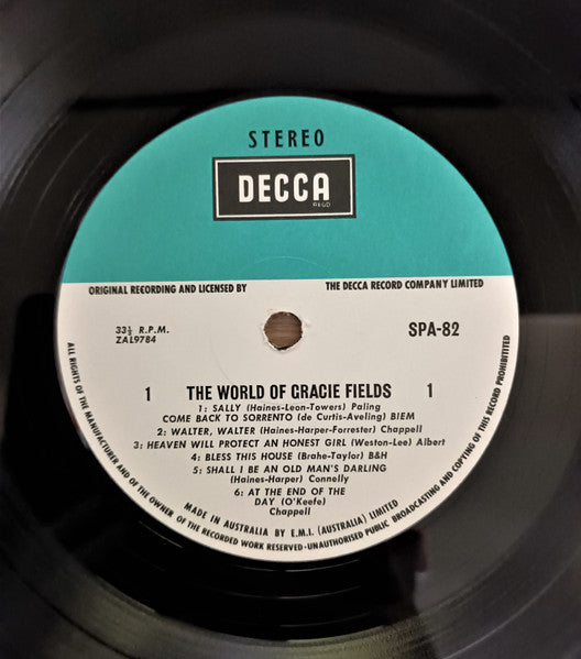 Gracie Fields : The World Of Gracie Fields (LP, Comp)