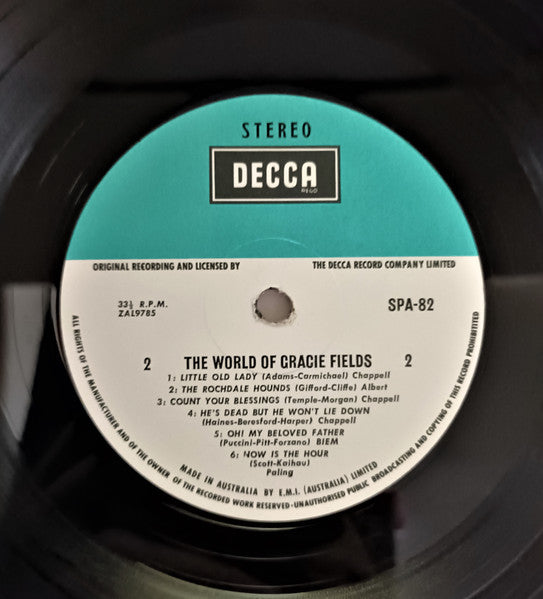 Gracie Fields : The World Of Gracie Fields (LP, Comp)