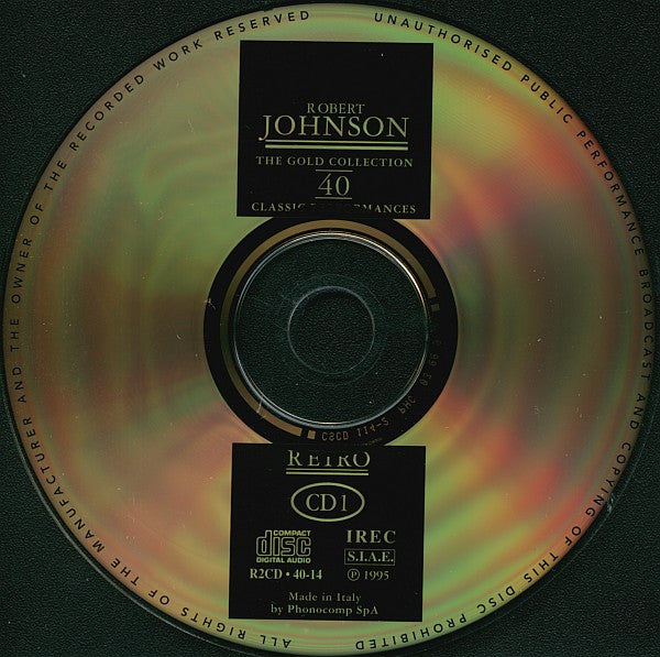 Robert Johnson : The Gold Collection: 40 Classic Performances (2xCD, Comp)