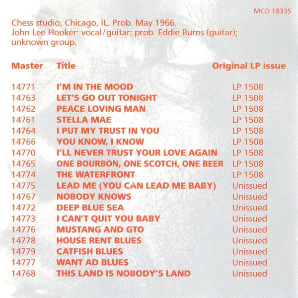 John Lee Hooker : The Complete Chess Folk Blues Sessions (CD, RE)