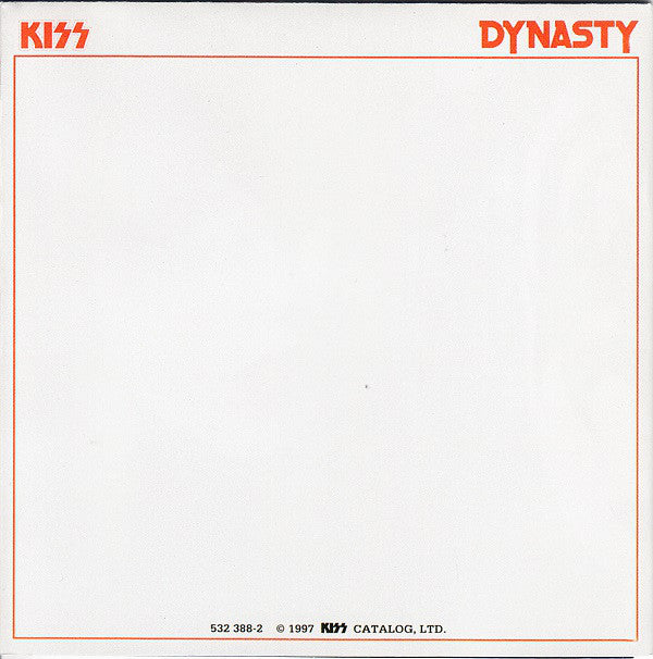 Kiss : Dynasty (CD, Album, RE, RM)