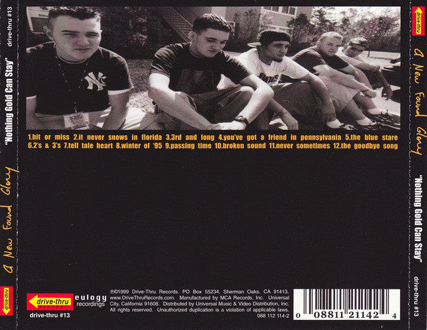 A New Found Glory* : Nothing Gold Can Stay (CD, Album)