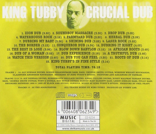 King Tubby : Crucial Dub (CD, Comp)