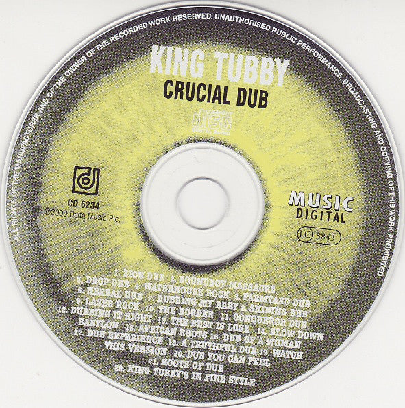 King Tubby : Crucial Dub (CD, Comp)