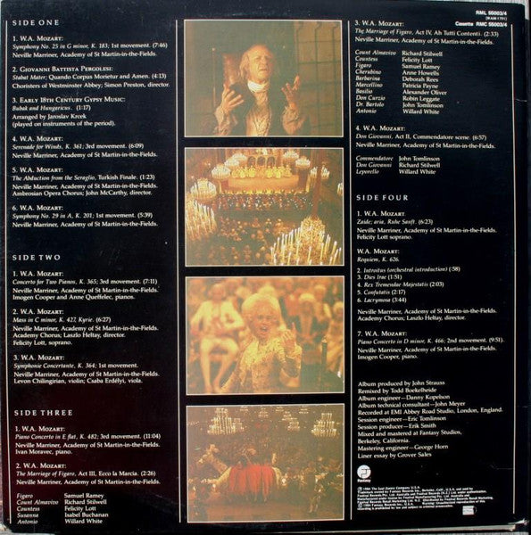 Wolfgang Amadeus Mozart - Neville Marriner*, Academy Of St. Martin-In-the-Fields* : Amadeus (Original Soundtrack Recording) (2xLP, Album, Gat)