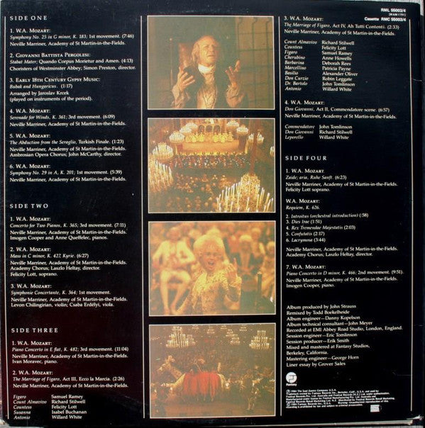 Wolfgang Amadeus Mozart - Neville Marriner*, Academy Of St. Martin-In-the-Fields* : Amadeus (Original Soundtrack Recording) (2xLP, Album, Gat)