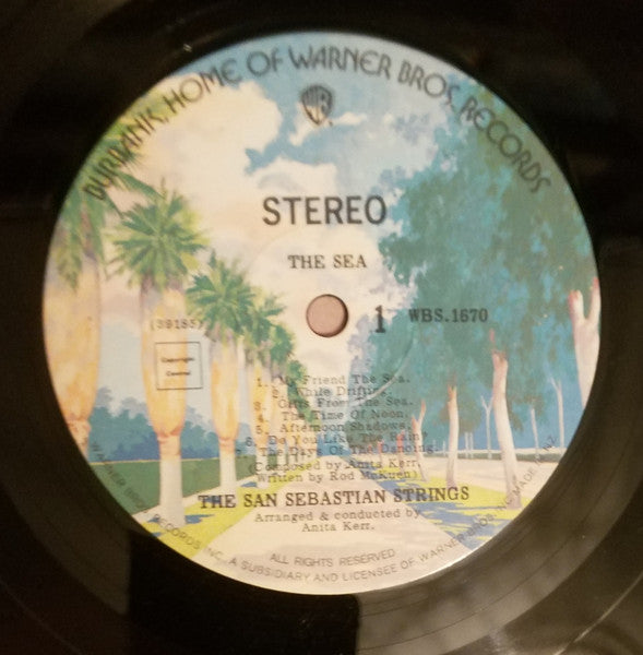 The San Sebastian Strings : The Sea (LP, Album, Gre)