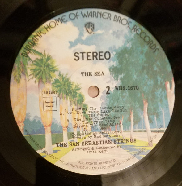 The San Sebastian Strings : The Sea (LP, Album, Gre)