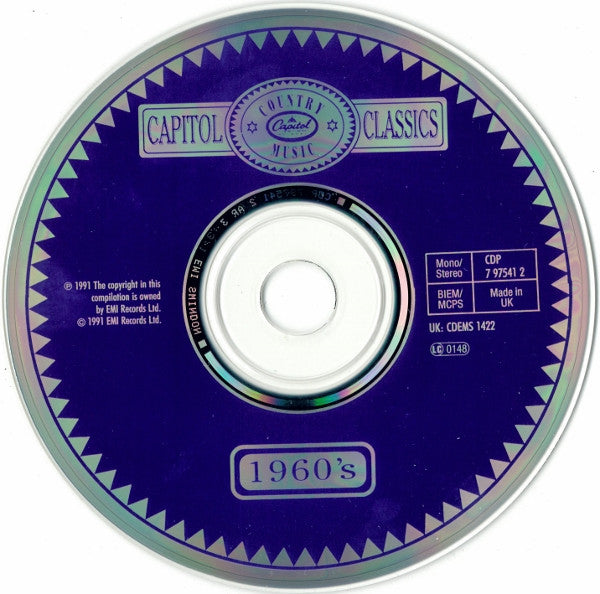 Various : Capitol Country Music Classics - 1960's (CD, Comp, RM, RP)