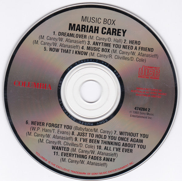Mariah Carey : Music Box (CD, Album)